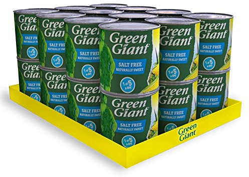 Green Giant Salt Free Sweetcorn 340g (Pack of 24)