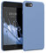 kwmobile Housse Compatible avec Apple iPhone SE (2022) / iPhone SE (2020) / iPhone 8 / iPhone 7 Coque - Housse de téléphone Protection Souple en TPU Silicone - Bleu Azur