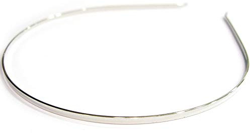 Lot de 5 serre tête métal argenté 3mm