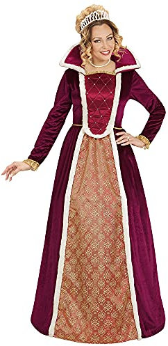 W WIDMANN MILANO Party Fashion - Kostüm Königin, Kleid mit Reifrock, Adel, Prinzessin, Faschingskostüme