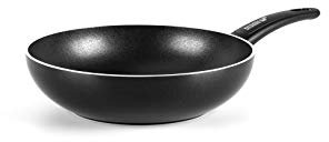 Kitchen Stories CC002625-001 Searsmart Nonstick Open Wok 28 cm/3.7L - Negro - Induction Compatible - Oven Safe