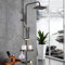 Retro Duschset, Antik Messing Duschsäule ohne Wasserhahn Regendusche Duscharmatur Duschkopf Duschsystem für Bad