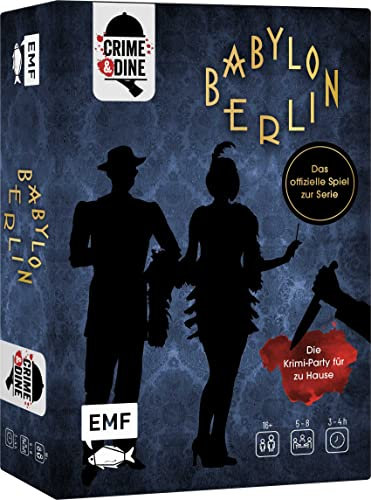 Crime & Dine – Das Krimi-Dinner-Set: Babylon Berlin – Das offizielle Spiel zur Serie!: Krimi-Party für zu Hause mit Rollenheften, Lageplan, Hinweisen, Rezepten, Kostümideen und mehr: Für 5–8 Personen