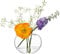 LSA Blumenvase, gebogen, 15 cm, transparent, mundgeblasenes und handgefertigtes Glas, FW37, Farblos