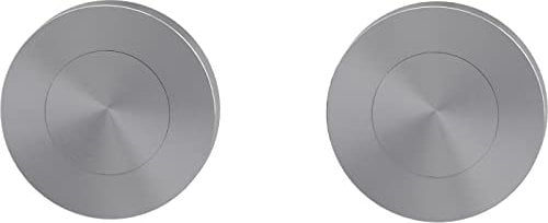 GRIFFWERK Blindrosetten rund Schraubtechnik für Türgriffgarnituren mit smart2lock Edelstahl matt