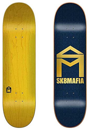 Sk8Mafia Unisex Erwachsene House Logo Premium Blue 7.75x31.75 Deck Chassis, Mehrfarbig (Mehrfarbig), Einheitsgröße
