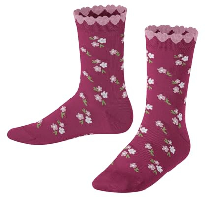 FALKE Unisex Kinder Ditsy Flowers Socken Baumwolle atmungsaktiv