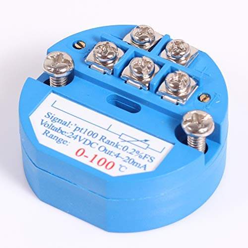 PT100 Temperatur Messumformer, DC 24V 4-20MA 0-100°℃ RTD PT100 SBW Temperature Sensor Transmitter
