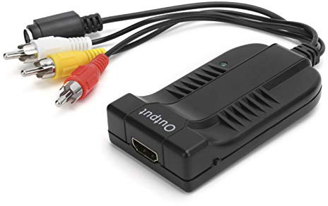 Z51B Upscaler Segnale Video Convertitore Audio Video CVBS SVIDEO a HDMI Supporto Adattatore Convertitore 720P 1080P per Elettronica Domestica