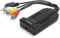 Leapiture Convertidor De Audio Y Vídeo Z51B, Escalador De Señal De Vídeo CVBS SVIDEO A HDMI, Adaptador Convertidor Compatible con 720P 1080P para Electrónica Doméstica