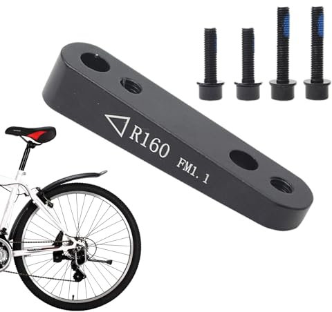 Scheibenbremsenadapter Flachmontage Fahrrad Bremssattel Adapter Bremssattel Adapter Aluminiumlegierung Bremsenhalter Adapter | Fahrrad Halter und Adapter für Fahrräder Evember