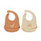 OYOY Bavoir en silicone Yummy - Lot de 2 H5x27x19cm