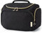 BAGSMART Travel Toiletry Bag for Women, Large Wide-Open Cosmetic Makeup Organiser for Toiletries Storage with Handle, Travel Accessories Pouch, Black-M