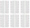 ELEGOO 6PCS 400 Points Breadboard Kit Solderless Breadboards for Arduino Project Small Bread Board Electronics for Circuits PCB Prototype Board