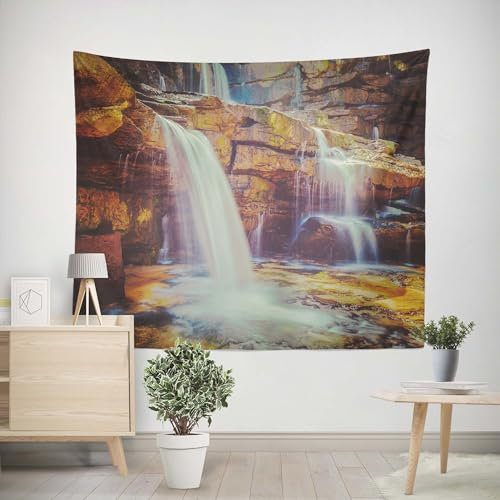 EHOMERY Wandbehang Für Outdoor Wanddekoration Dachschräge Fallen Wandbehang Jugendzimmer Wandtuch Abstrakte Kunst Wohnzimmer Schlafzimmer Wandbehang Dekoration 200x200cm