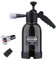 Snow Foam Pump Sprayer, Car Foam Sprayer, 2L Hand Pneumatic Foam Cannon Pressure Atomizer Pump Sprayer, 2 Types of Nozzle High/Air Pressure Washer for Window Cleaning Car Washing (Black)