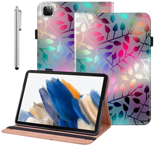 BOLELAW Case for iPad Pro 12.9 6th/5th Gen (2022/2021), Maple Leaf | Shockproof PU Leather Folio Flip Cover with Pencil Holder, Kickstand & Card Slot
