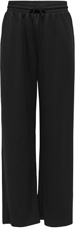 ONLY Damen Onlscarlett Wide Pant SWT Only Female Hose mit Weitem Beinschnitt Onlscarlett Flared Hose mit Weitem Beinschnitt
