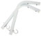 HOMSFOU Ceiling Projector Mount Hooks Projector Screen Hangers L-Shaped for Strength and Aesthetics