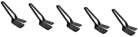 Cabilock Set Di 5 Spatole Per Griglia Pinza Per Bistecca Spatola Per Pesce Pinza Da Cucina in Silicone Pinza Da Cucina Comoda Da Tenere