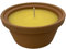 pajoma® Bougie parfumée à la citronnelle, dans un bol en terre cuite, 120 g, diamètre : 10,2 cm, durée de combustion : environ 7 heures, design rustique et parfum d'été frais