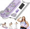 Giabuao Faltbarer Pilates Reformer Maschine Set,Upgraded 2025 Multifunktional Pilates Board Rebound-Ab-Roller Ellenbogenstütze,Bauchmuskeltrainer mit Automatischer Rückprall-Rosa