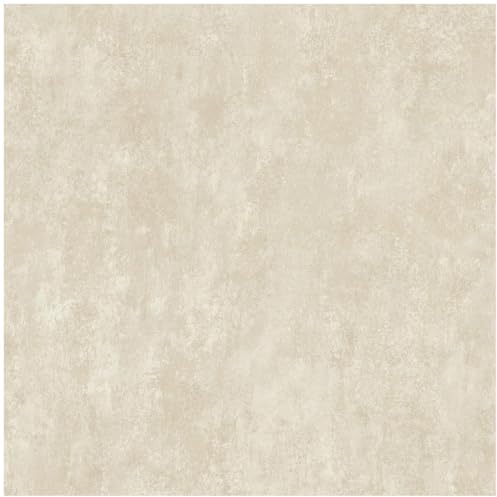 YöL Willow Plain Neutral Vinyl Wallpaper - Cream Soft Beige Textured Wallcovering - 10.05m x 53cm Roll - Contemporary Versatile Sophisticated - Bedroom Living Room Dinning Room
