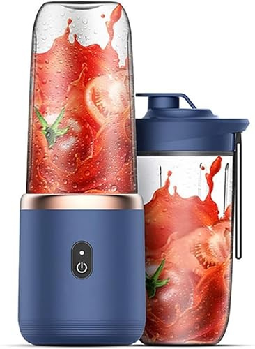 Tragbarer Entsafter für Obst und Gemüse, 2-in-1 Tragbarer Mixer für Shakes und Smoothies, Kleiner Kompaktmixer, Multifunktionales Mischgerät, Kompakt und Vielseitig