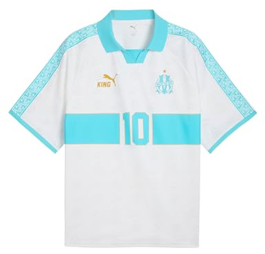 PUMA Olympique Marseille King Retro Trikot 2025/2026 Weiß Herren