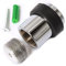 White Hinge Chrome Screw In Door Stop - Heavy Duty Wall Protection