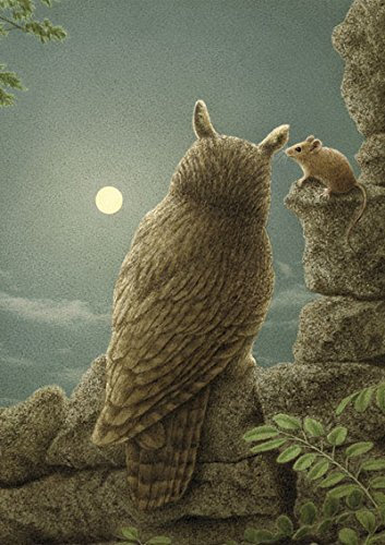 Inkognito Postkarte A6 • 22885 ''Maus und Eule Künstler Quint Buchholz