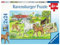 Ravensburger Kinderpuzzle - 07833 Auf dem Pferdehof - Puzzle für Kinder ab 4 Jahren, mit 2x24 Teilen
