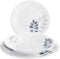 Bormioli Rocco BOR1301 Bormioli, Servizio Piatti Botanica, 18 pz, Blu, Vetro