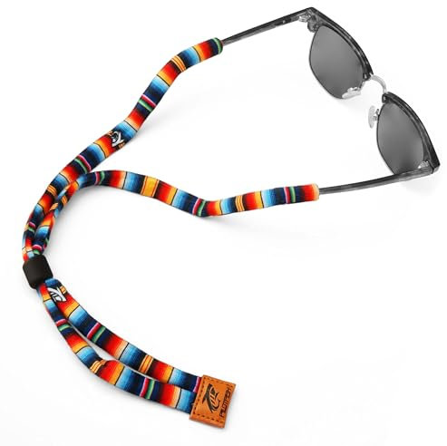 Pilotfish Brillenhalter aus Premium-Baumwolle für Sonnenbrillen – mehrere Designoptionen – weicher und langlebiger Sonnenbrillenhalter aus Serape