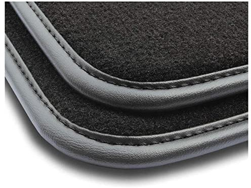 MOTOS Premium Velours-Fußmatten für BMW 5er E39 1995-2004 - Leder, Schwarz - Erleben Sie Neuen Fahrkomfort Mit Einem Auto-Fußmatten-Satz für Ihr Auto
