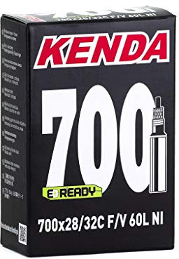 KENDA Cámaras 700*28/32c F/V Presta 60mm, Unisex Adulto, Negro (Black), Única