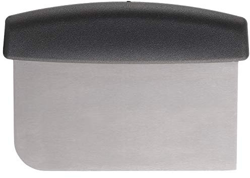 Nikou Cutting Griddle Scraper Household Stainless Steel Dough Scraper Corrosion Resistance for Bread and Pizza Dough YJ02