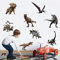 Runtoo Wandtattoo Dinosaurier 3D Wandsticker Dino Wandaufkleber Kinderzimmer Babyzimmer Junge Schlafzimmer Wanddeko