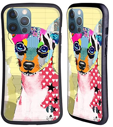 Head Case Designs Officially Licensed Michel Keck Mini Pinscher Dogs 3 Hybrid Case Compatible With Apple iPhone 13 Pro Max