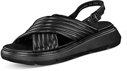 Paul Green Damen Sandalen Sandale Glattleder Plateau Bequem Freizeit Uni Damen Schuhe