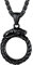 U7 Schwarz Anhänger für Herren Halskette mit Ouroboros Anhänger Nordische Drachen Kette Herren Viking Drachen Halsketten Edelstahl Kettenanhänger Glücksbringer Wikinger Schmuck für Valentinstag