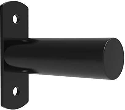 AHDFY Wall Mounted Olympic Weight Rack, Small Weight Rack for 2 Olympic Weight Plates, Weight Plate Rack Made of Cold Rolled Steel, Weight Plate Storage Holder, Save Space of Gym