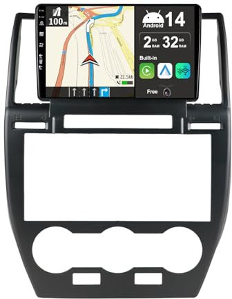 JOYX Android 13 IPS Autoradio Passt für Land Rover Freelander 2 (2007-2012) - Eingebautes CarPlay Android Auto - KOSTENLOS Rückfahrkamera - 2G+32G - 9 Zoll 2 Din - DSP DAB SWC 4G BT5.0 WiFi Fast-Boot