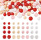 Boutigem Lot de 152 perles en silicone de qualité alimentaire respectueuses de l'environnement rondes et octogonales la fabrication de bijoux,bracelets,colliers,loisirs créatifs FIND-TA0001-72-BG-EU