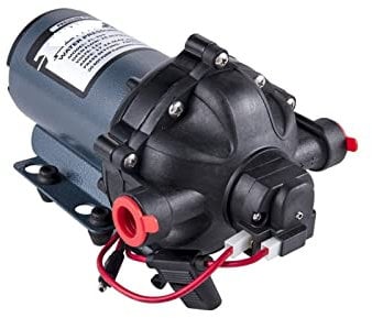 Water pump 5.5 GPM Washdown Pump Deck Wash Pump Kit 12V 70PSI Boat Marine Yacht RV Water Pump With 25Ft Hose Automatic Diaphragm Pump