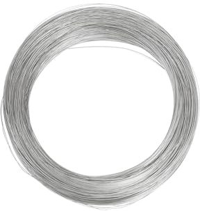 Filo di Acciaio Inox 304 0.8mm 164Ft Morbido Solido Nudo Singolo Antiruggine per Artigianato - Ferro Morbido