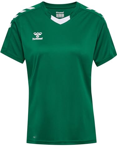 hummel Damen Hmlcore Xk Poly Jersey S/S Woman Blouse, Evergreen, S EU
