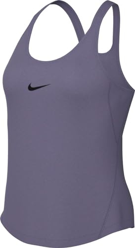 Nike Top Damen One Classic Dri-Fit Strpy Tank, Daybreak/Black, FN2795-509, L