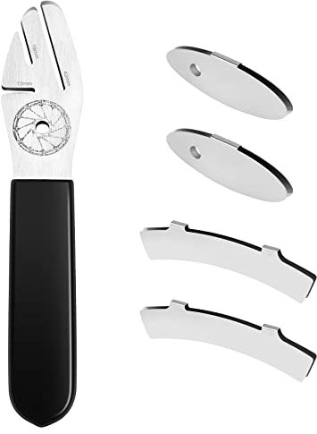 TOBEOME CorreccióN Herramienta de RectificacióN de la Bici del Freno de Disco del Rotor del Freno Llave de AlineacióN con Pastillas de Disco Herramienta para la Bici del Camino de