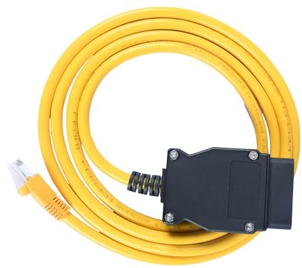 ENET OBD2-Kabel Ethernet RJ45 auf OBDII Adapter OBD2 Ethernet RJ45 kompatibel für Bootmod3 G Serie F Serie Ista